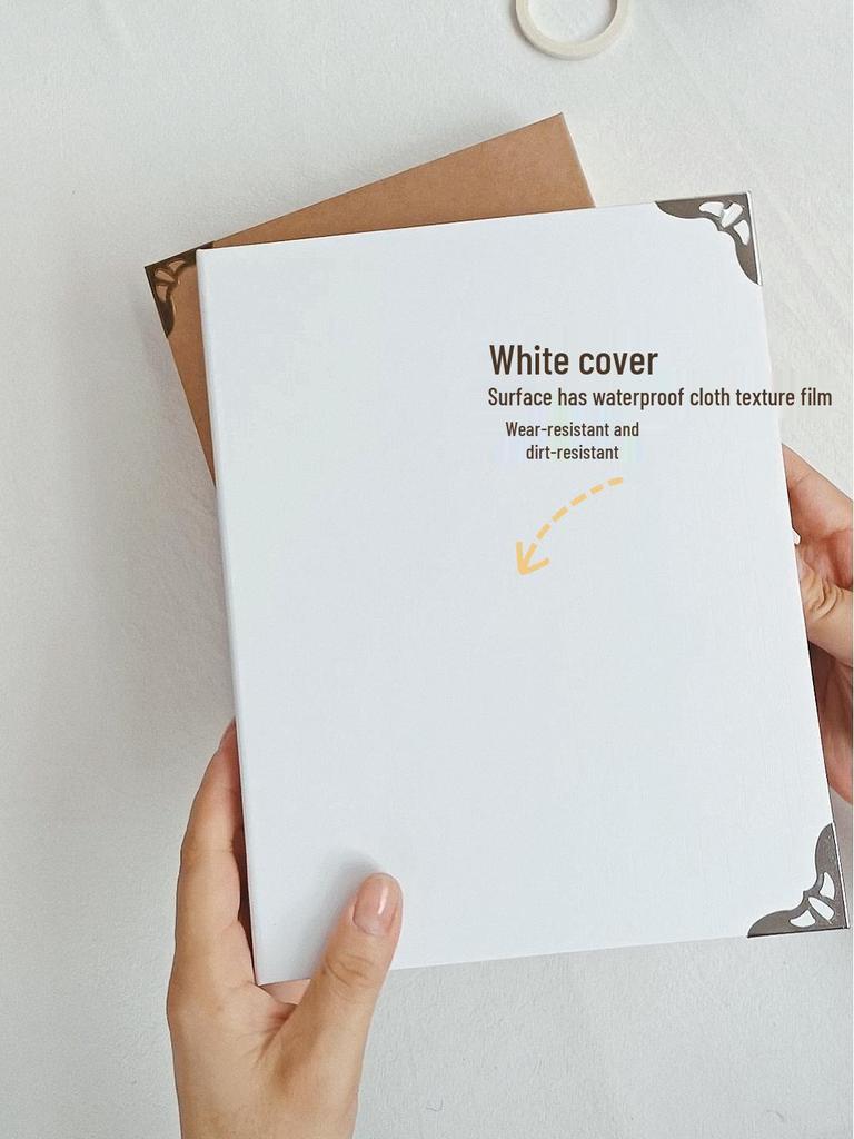 Блокнот на кольцах из крафт-бумаги формата А5: Ретро Журнал и Литературный Дневник Путешествий Планировщик для Девочек