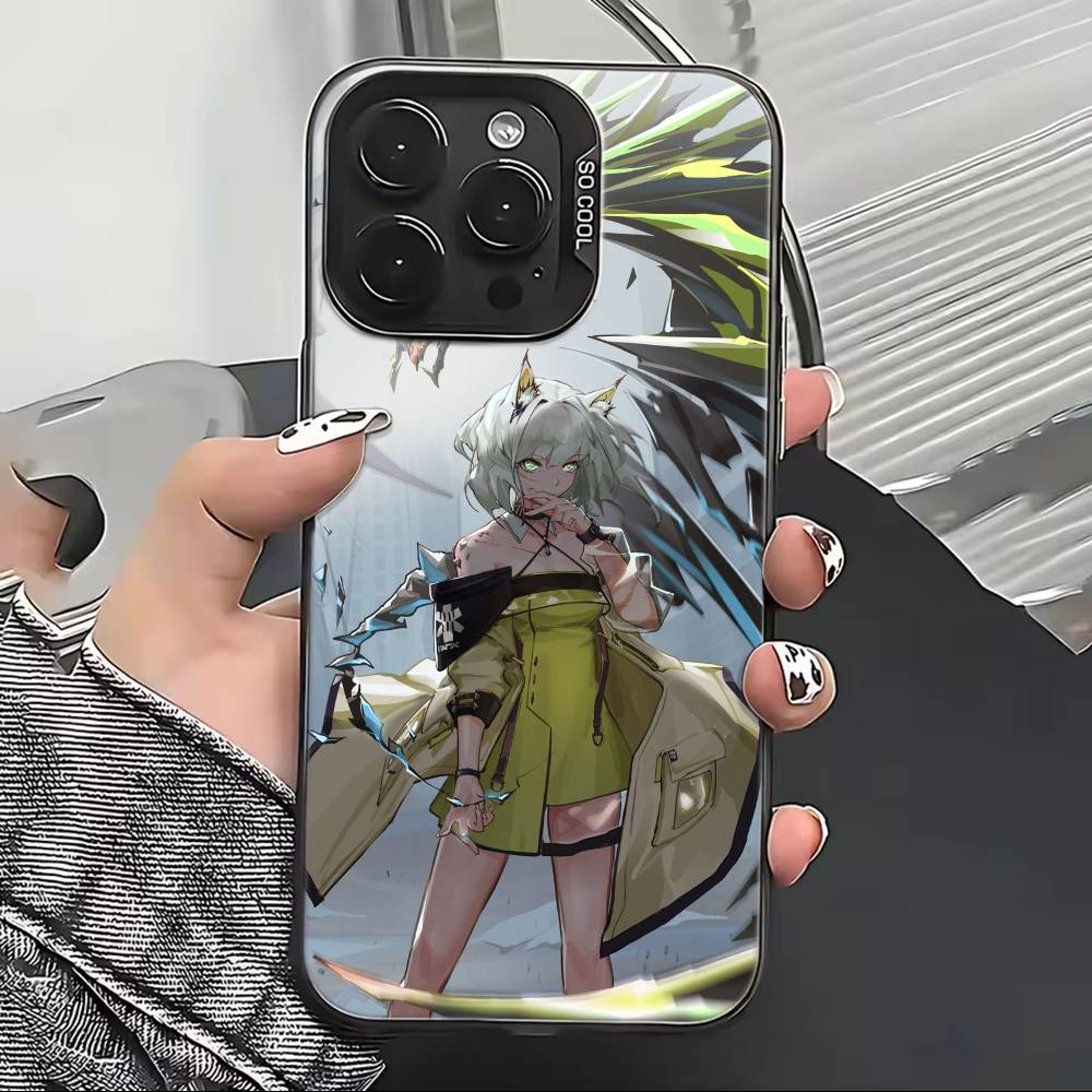 Чехол для телефона Arknights Для iPhone 17,16,15,14,13,12,11 Plus,Pro Max,XS,Цветной Серебристый Чехол для телефона Funda Cover
