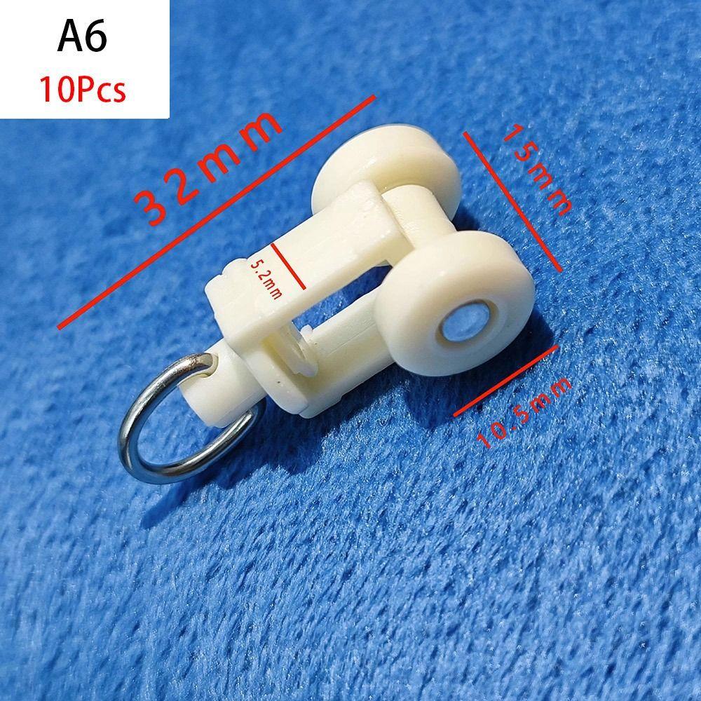 10 шт. мебельная фурнитура колеса для штор рельсы для штор крючок кольцо слайдер аксессуары для штор