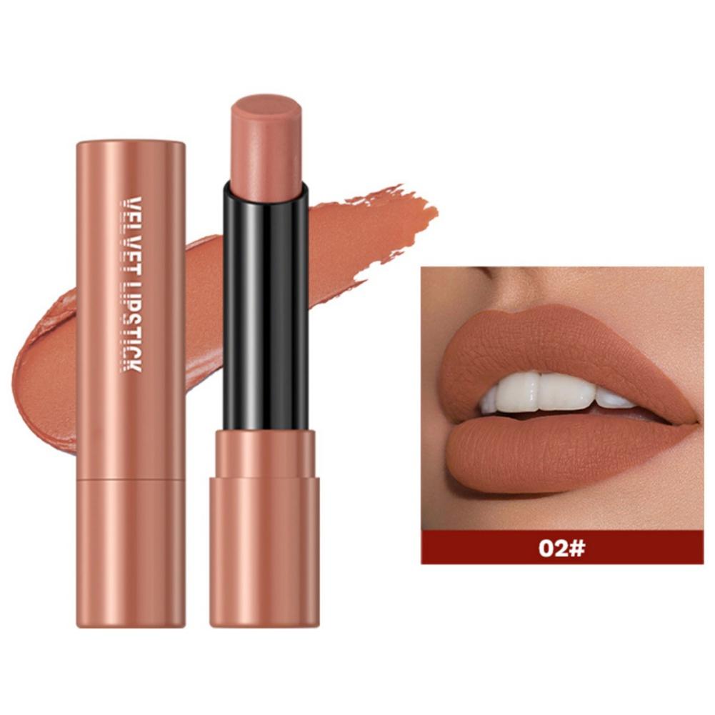 Velvet Lipstick Matte Texture Smooth and Soft Lip Long-lasting Lipstick