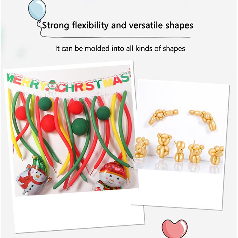 100/200 шт. Длинные латексные шары Детская игрушка для DIY Плетеный дизайн шара Милый мультяшный цвет Эластичные Детские Мальчики Девочки Подарки на день рождения