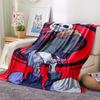 1PC Underlate Print Flannel Blanket, High quality Comfortable for All Seasons, Home Decor, Warmth and Comfort, Perfect for Christmas Gifts232