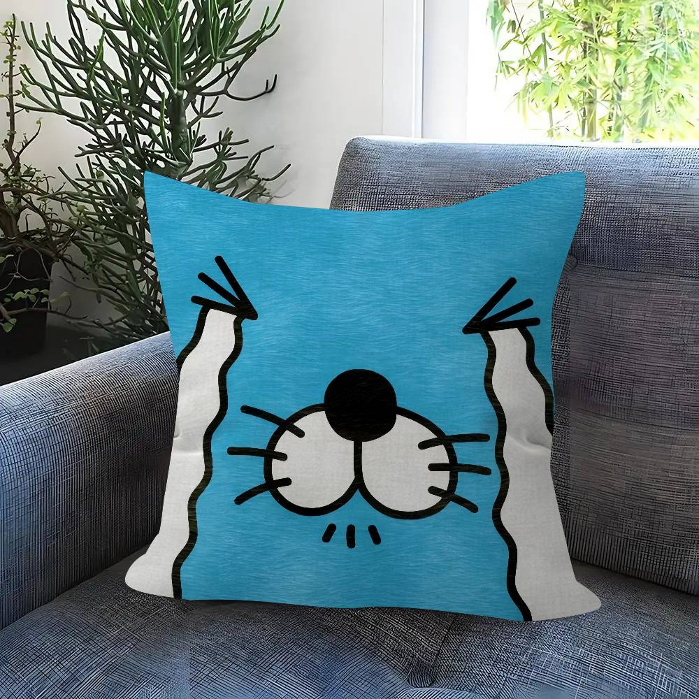 Cartoon Anime BBonobono Pillow Cushion Cover Pillowcase Living Room Sofa Home Decor Customized