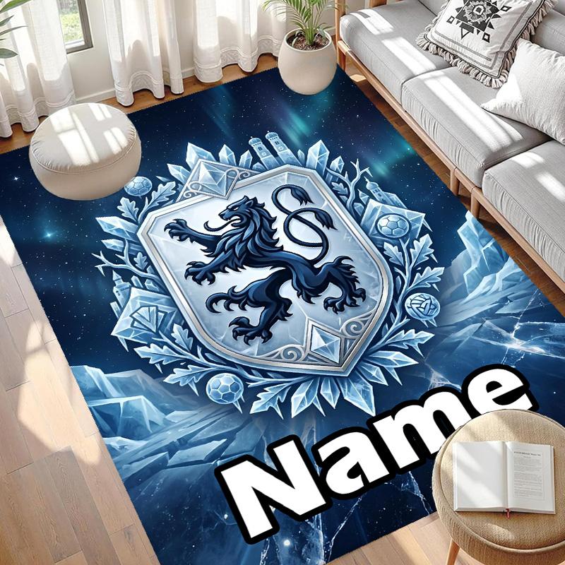 Custom Name Personalized 1860 Munchen football club Print Carpet, Versatile Home Decor Rug, for Playroom, Apartment, Balcony, Entryway, Hallway Gift
