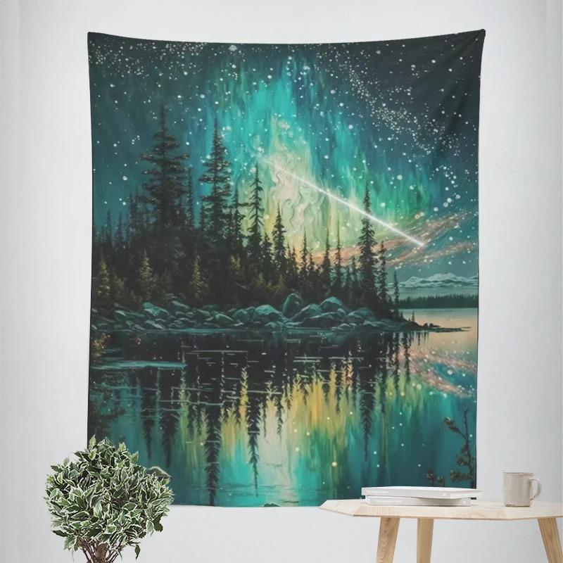 Гобелен для офиса, гостиной, анимационной сцены, красочная подвесная ткань, украшение для дома, стены, гобелен