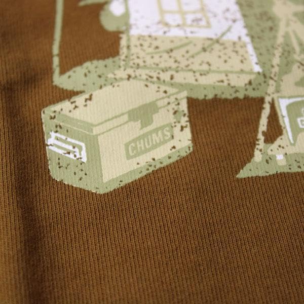 Лагерь в Юте Белая футболка [Chums] Футболка с защитой от насекомых Мужская