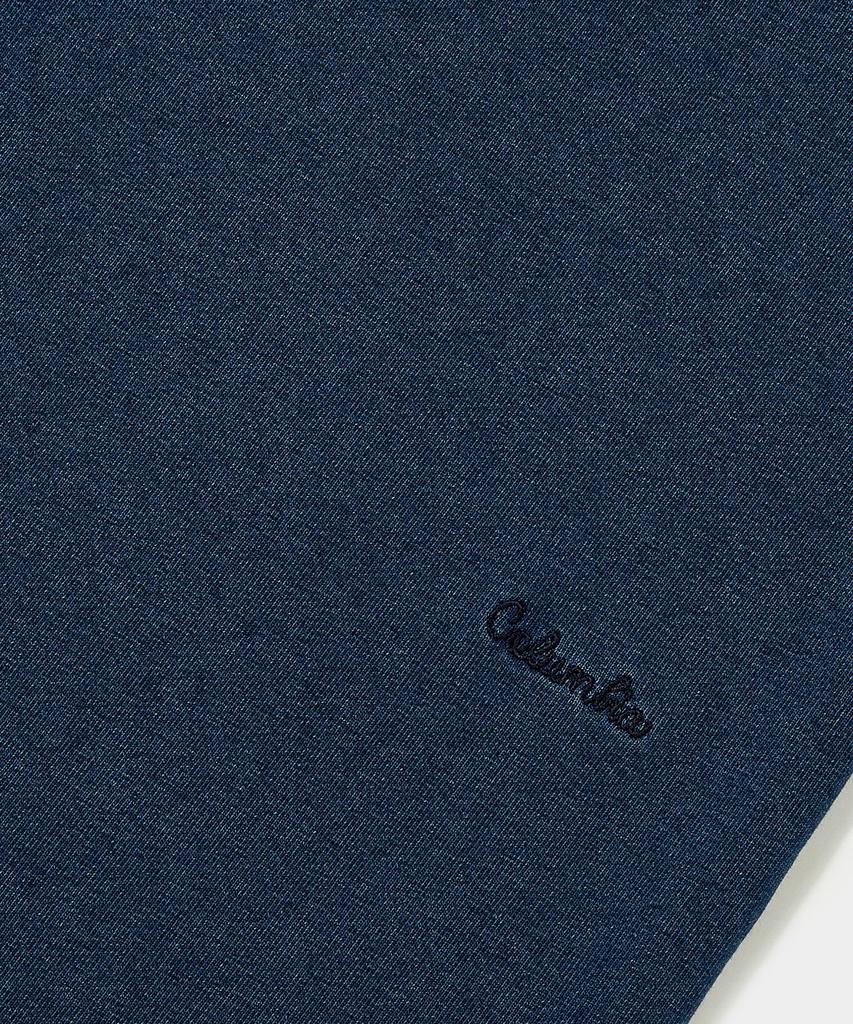 COLUMBIA UNIVERSITY Tiny Script Denim Terry Loose Sweatpants Midnight Denim