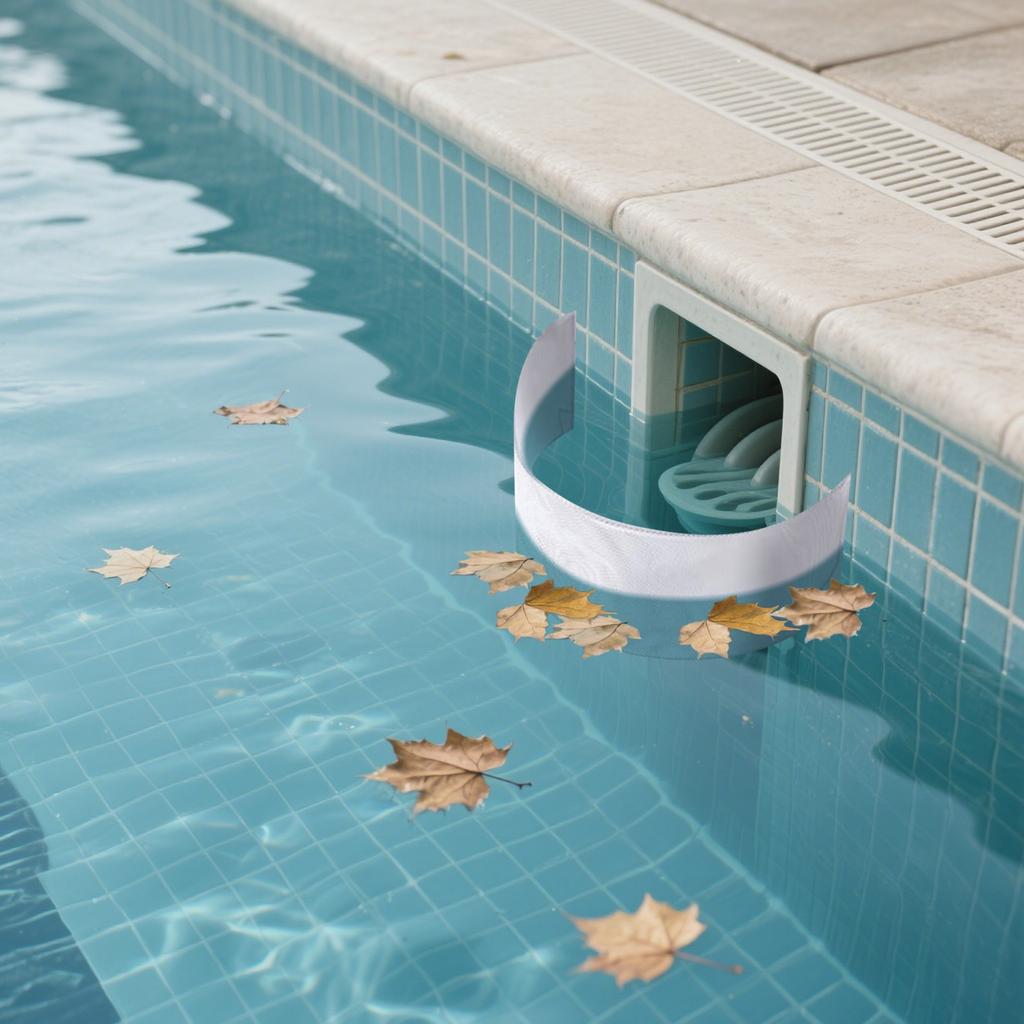 Плавание для системы скимминга масла защитного бассейна, плавательный сачок из нержавеющей стали, сачок для листьев для помещений или земли, 18 × 80 см
