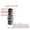 3-in-1 Quick Release Pneumatic Connector Rapidities for Air Hose Fittings Coupling Compressor Accessories European Standard