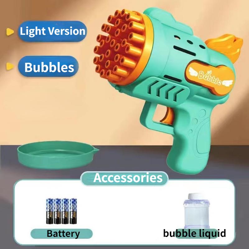 Автоматическая машина для светящихся мыльных пузырей, уличные игрушки для свадебной вечеринки, детский подарок на день рождения, пузырьковый пистолет, детские игрушки, электрические игрушки