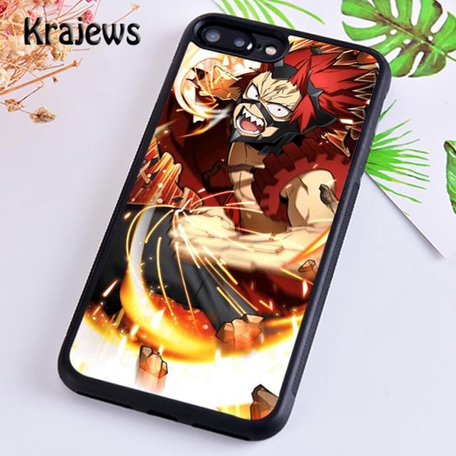 Чехол для телефона Krajews kirishima eijirou My Hero Academia для iPhone 14 5 6s 7 8 plus X XR XS 11 12 13 pro max Samsung S21 S22 ultra