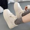 Thick-soled Little White Shoes Women's Tide Niche Increases the Height of Spring and Summer New Casual Sports Board Shoes Round Head