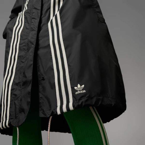 Adidas Originals SS23 Adicolor 70s Retro Series однотонная толстовка с капюшоном женская верхняя одежда черного цвета IK7857