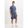 H M Jersey pyjaMa T sHirT sHorTs Dark Blue
