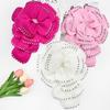 1PC Multifunctional Decorative Accessory Clothes Beaded Fabric Flower Patches Suitable for DIY Matching Multiple Options Available