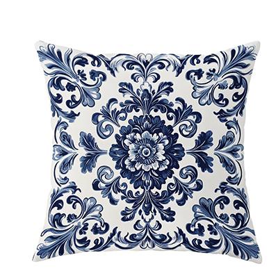 Bohemian Blue And White Floral Pillowcasesuitable For Sofa Car Bedroom Decorative Cushion Cover Pillow Cover