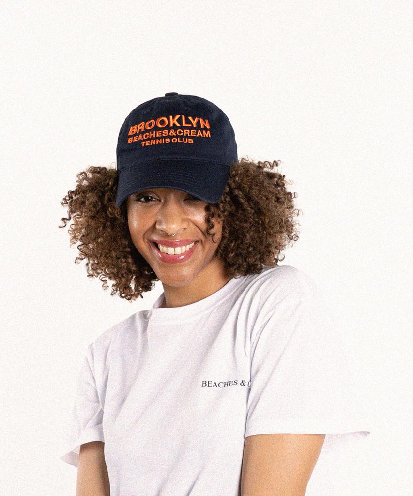 Кепка-бейсболка Bichiseuaenkeulim Brooklyn Tennis Club - Темно-синяя
