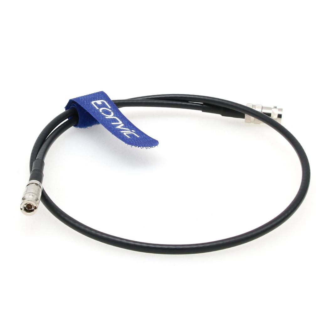 Eonvic High Density Micro Male To Standard BNC Female Cable for Blackmagic Design Blackmagic Video Assist HD-BNC HD-SDI BMCC/BMPCC (60cm)