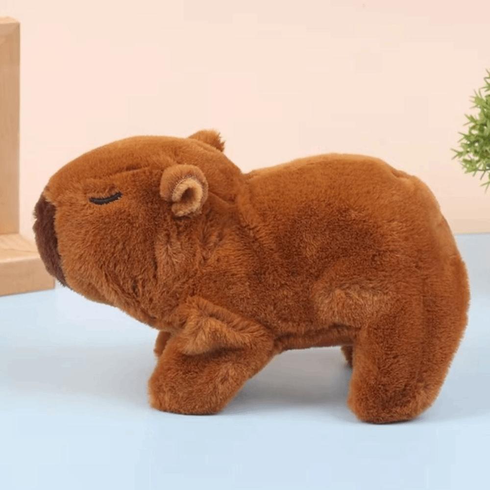 Can Walking Electronic Plush Capybara Toy Walk Squeak Capybara Action Figure  Kids Girl Boy