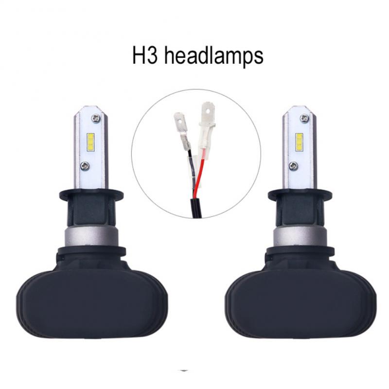 Автомобильные противотуманные фары S1 6000k-h1 H3 H11-hb3/9005-hb4/9006 Эффективные, безопасные, яркие автомобильные аксессуары Автомобильные светодиодные фары