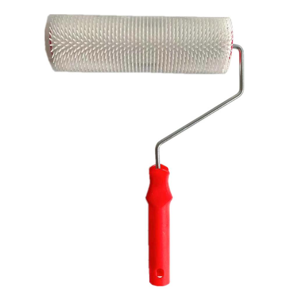 Defoaming Drum Brush Spike Roller Self Compound Roller Leveling Screed Spiked Roller Nail Cement Floor Brush Easy To Use