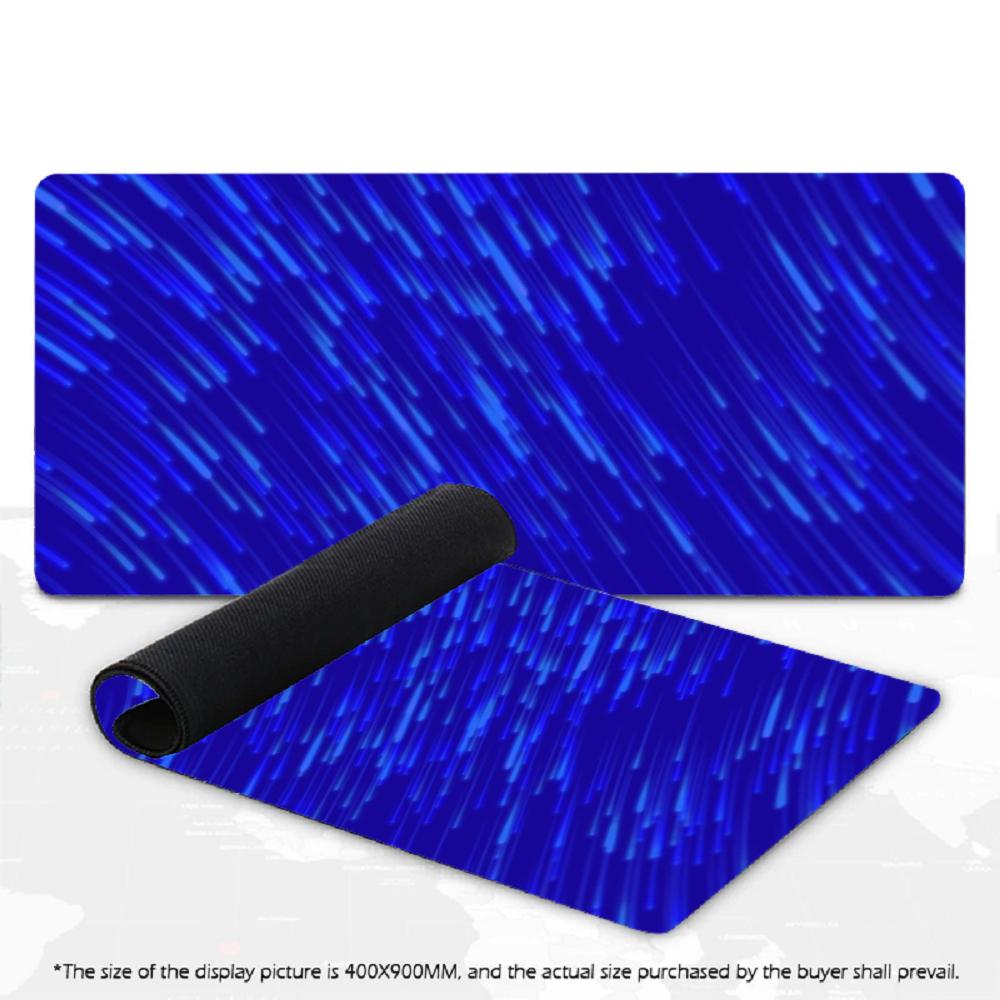Large Mousepad Blue Starry Meteor Keyboard Mat Deskpad Pc Game Desk Mats Starry Sky Mouse Mats For Bedroom Laptop Desktop