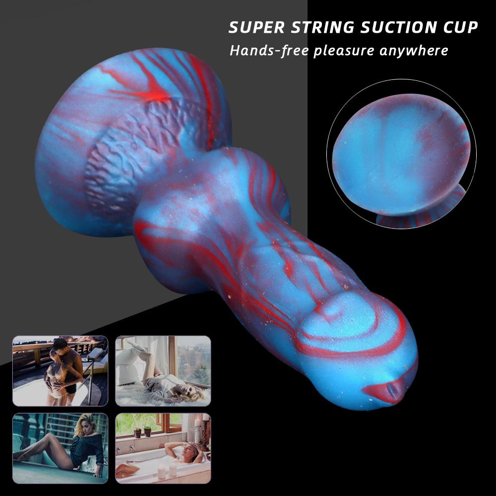 Silicone Animal Dog Dildo Butt Plug Mini Vaginal Anal Plug Adults Sex Toys for Women Men Masturbators Fake Penis Small