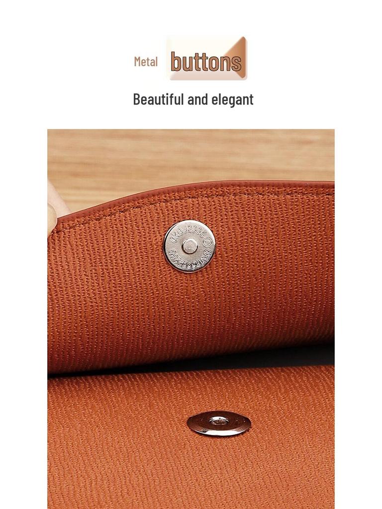 A4 Imitation Leather Business File Bag - Large Capacity Briefcase with Customizable Enterprise Logo