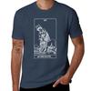 Strength Tarot in white TShirt Heavy Duty Casual Work Tee