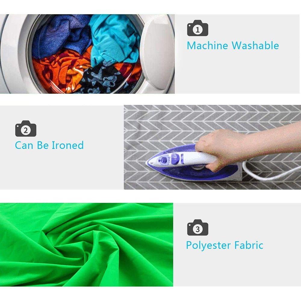 Photography Background Backdrop Cloth Smooth Photo Studio Live Streaming Green White Black Pure Cotton Chromakey Screen