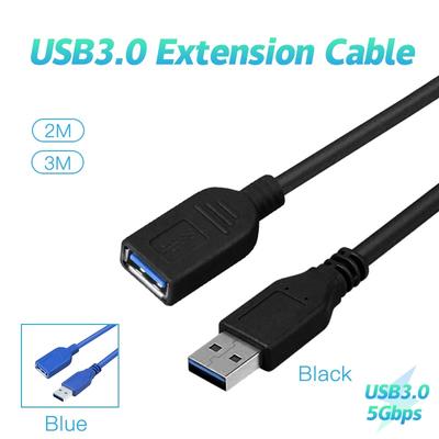 Удлинительный кабель USB 2M/3M Папа-Мама M/F Адаптер-шнур Суперскоростная передача данных Зарядка Передача Подключение жесткого диска