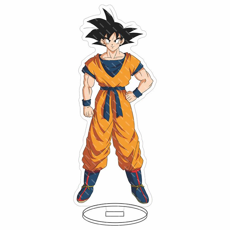 Аниме Dragon Ball Z Акриловая подставка Супер Сайян Сон Гоку Гохан Веджета Гогета Тракс Фриза Замасу Шенрон Пикколо Фигурка Игрушка Кукла