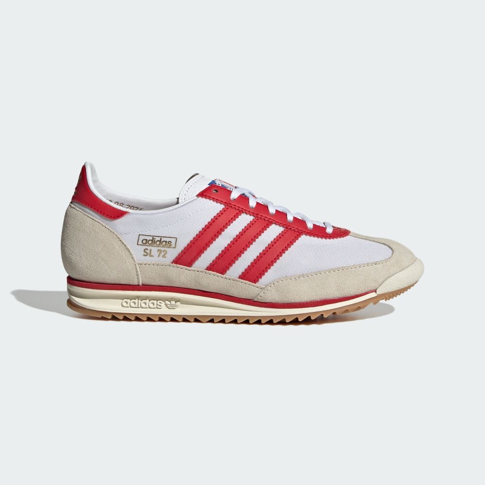 Adidas SL 72 OG Footwear White Sneakers ORIGINALS Unisex JP5277 Footwear White/Better Scarlet/Alumina