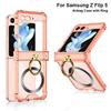 Wireless Charging Case For Samsung Galaxy Z Flip 5 Flip5 Clear Soft Cover For Samsung ZFlip5 Z Flip5 Funda Case Protective Coque