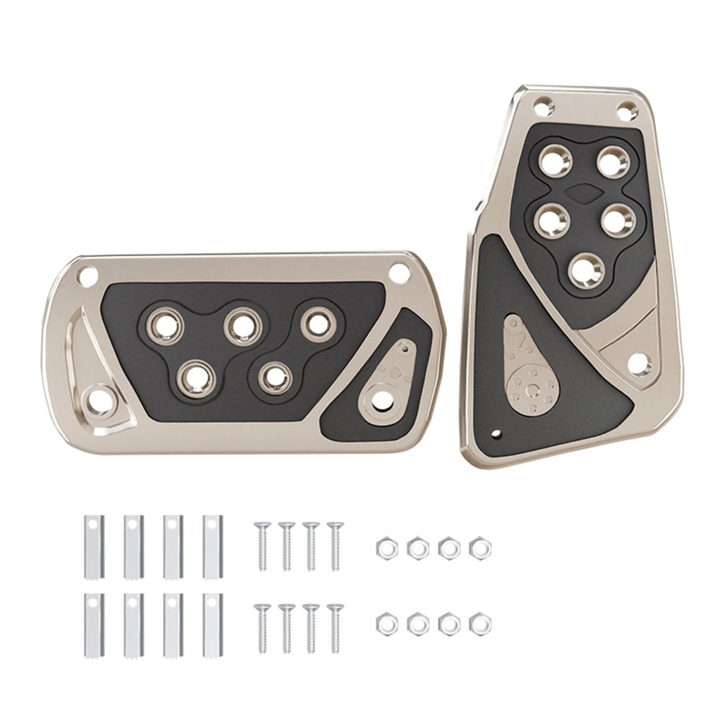 Универсальный противоскользящий чехол для педали акселератора, тормоза, автоматической коробки передач, нескользящий чехол для автомобильного аксессуара, подставки для ног, детали интерьера