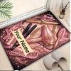 1PC Custom Name Glamorous Beauty Tools Theme Floor Mat Ideal for Living Room, Game Rooms, Office, Bedroom,Floor Mat Playful Design