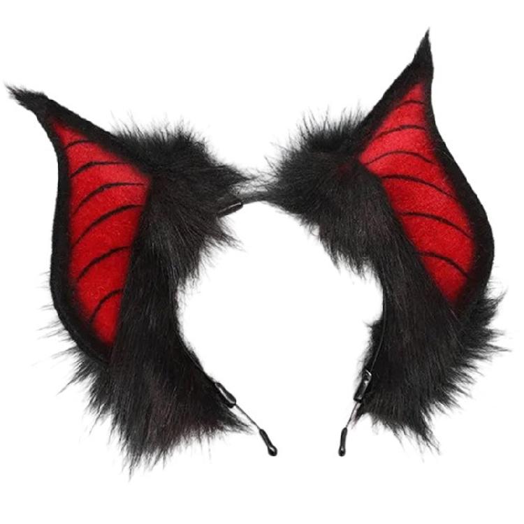 Trendy Bat Beast Ears Headbands Lovely Bat Headbands Children Hair Hoop for Music Festivals And Make Up Occasion
