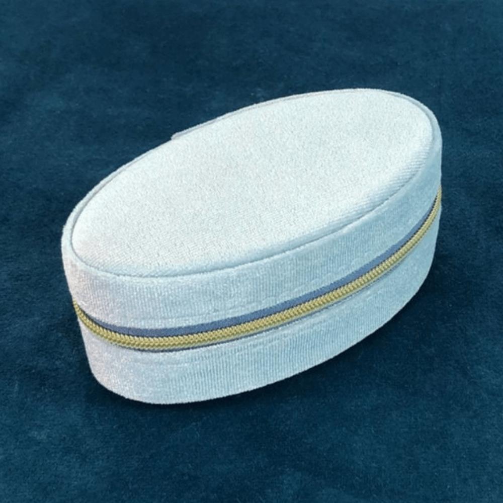 Divided Compartments Velvet Jewelry Display Box Portable Travel Jewelry Case Anniversary Gift