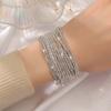 Temperament Super Flash Full Of Diamonds Fine Bracelet Fashion Exquisite Rhinestone Bracelet High-Grade Luxury Women's Bracelets