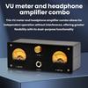 Xz-U6Pro Комбинированный усилитель для наушников и VU-метр Hi-Fi Аудио Стереоусилитель с линейным стабилизированным блоком питания для кристально чистого звука