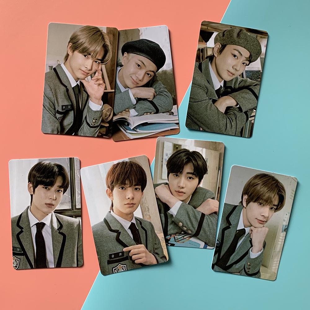 7 шт. ENHYPEN, униформа, фотокарточка GGU GGU, посылка, ломо-карта, корейская Kpop Idol Group, открытка, сувенирная открытка для фанатов