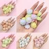 With Hole Spacer Loose Beads For Jewelry Making 10Pcs/23.5mm Creative Handmade Material Acrylic Thickness 11.5mm Creative Beaded Material Beads