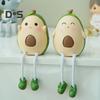 1 Pair Resin Animal Figurines Tabletop Decor Animal Statues with Long Legs Cartoon Avocado Animal Ornaments for Balcony Living Room Office
