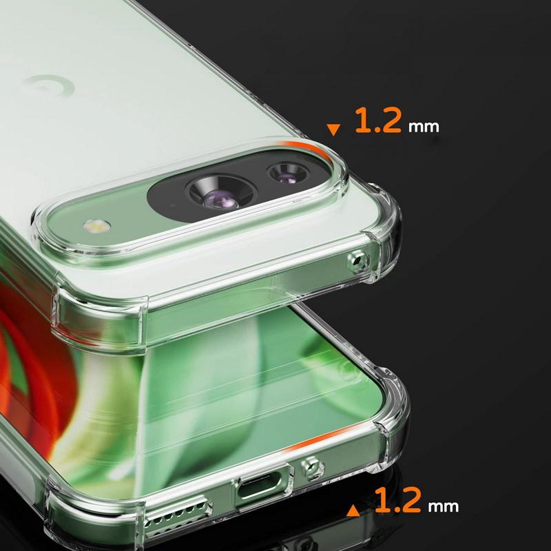 Прозрачный чехол для Google Pixel 6 7 8 9 Pro Xl 6a 7a 8a ударопрочный мягкий TPU тонкий чехол для телефона с защитой от падений