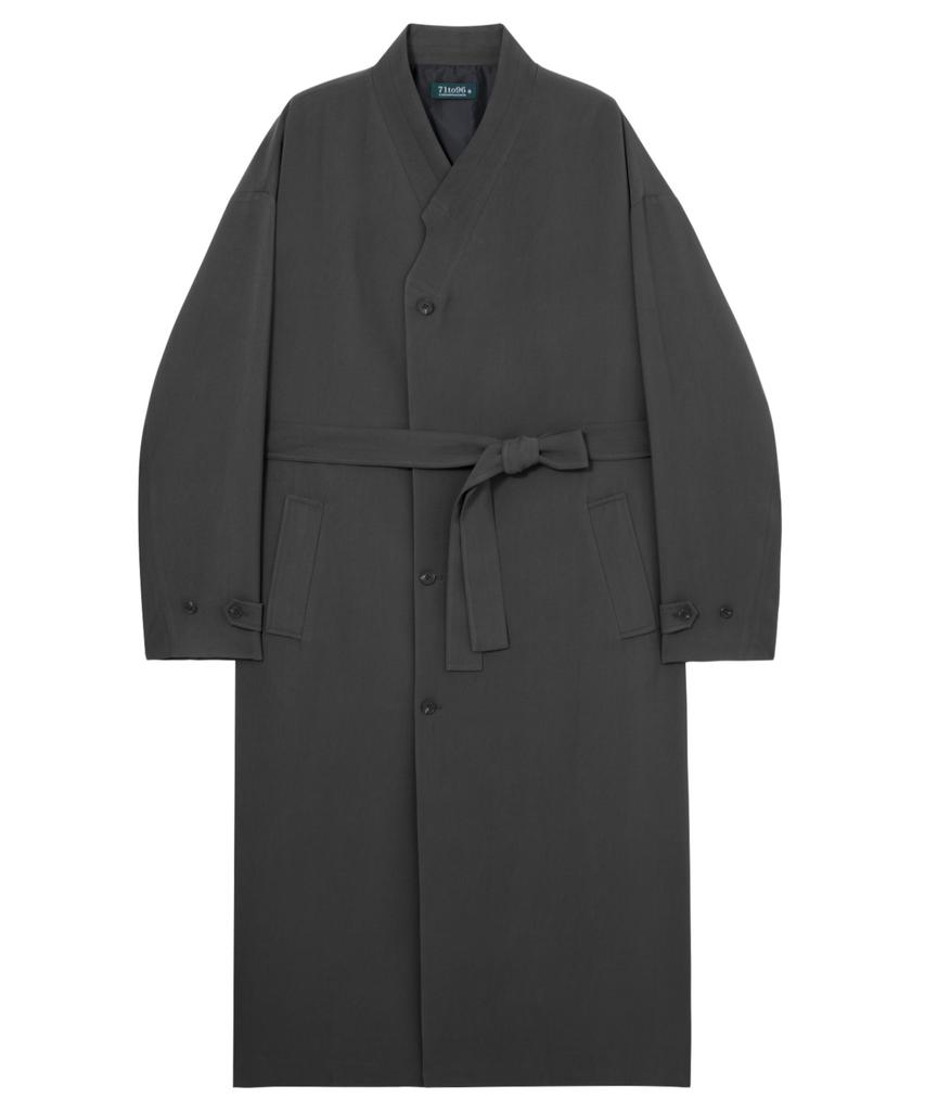 71To96 Gyeongbokgung Coat (Charcoal)