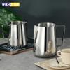 350/600/1000ml Milk Jugs Fashion Stainless Steel Milk Craft Milk Frothing Pitcher Coffee Latte Frothing Art Jug Mug Cup