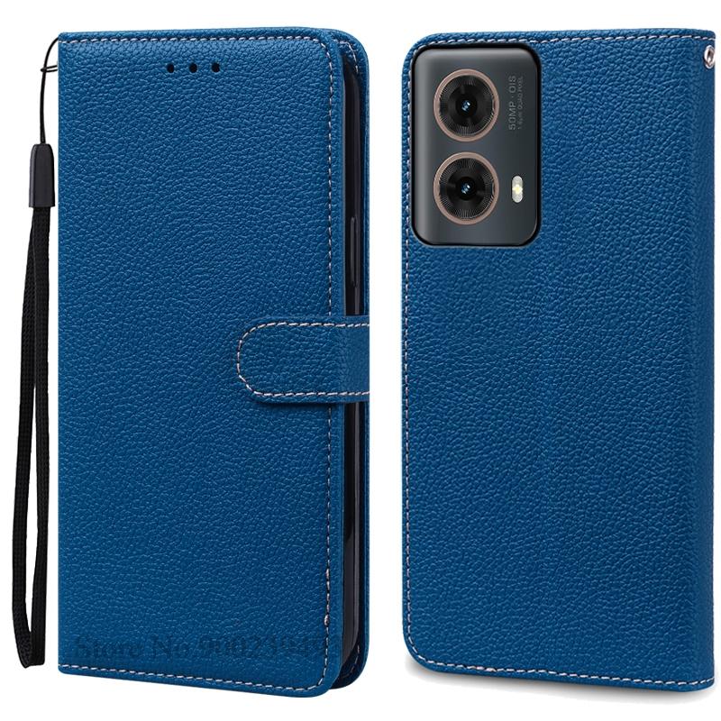 Для Moto G85 5G чехол-кошелек кожаный флип-чехол для Motorola G85 чехол мягкий силиконовый чехол-книжка для Motorola G85 5G чехол Fundas