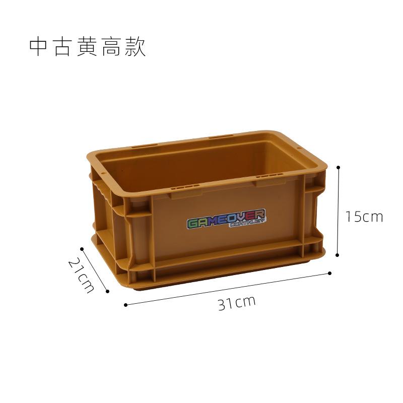 Штабелируемый ящик для хранения в индустриальном стиле, инструмент для организации беспорядка на рабочем столе, ящик для хранения для пикника и кемпинга