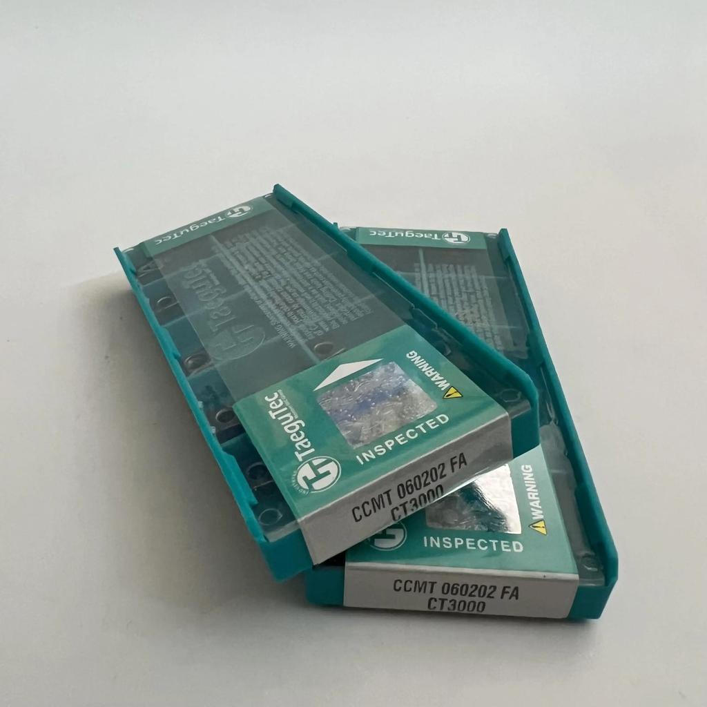 TaeguTec / CCMT060202FA CT3000 /Original Genuine CNC Alloy Blade 10 PCS