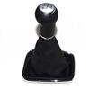 12 мм для Volkswagen VW Golf 4 IV MK4 GTI R32 Bora Jetta 5 / 6 Speed Black Frame Gear Shift Knob Gear Gear Gaiter Cover 1999-2004